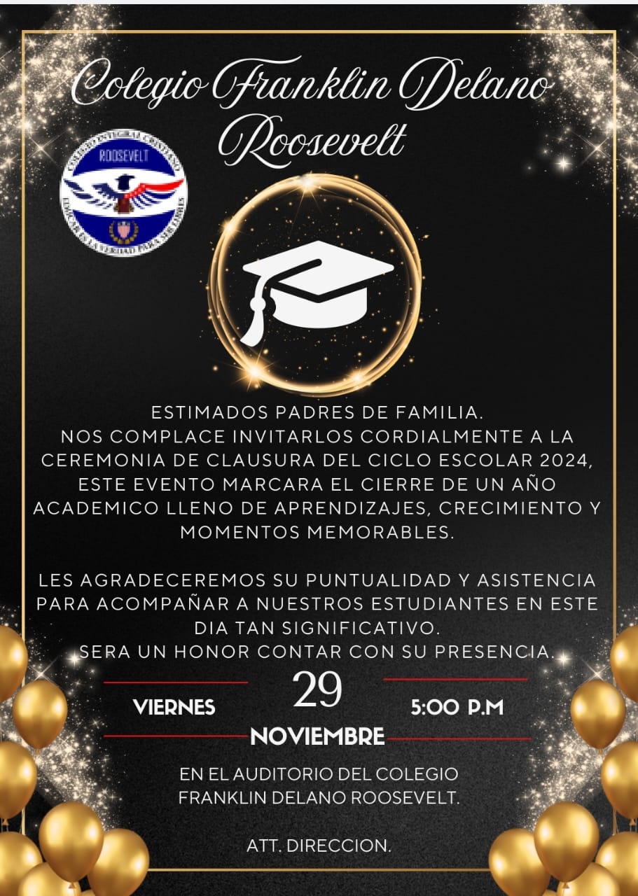 INVITACION GRADUACION 2024